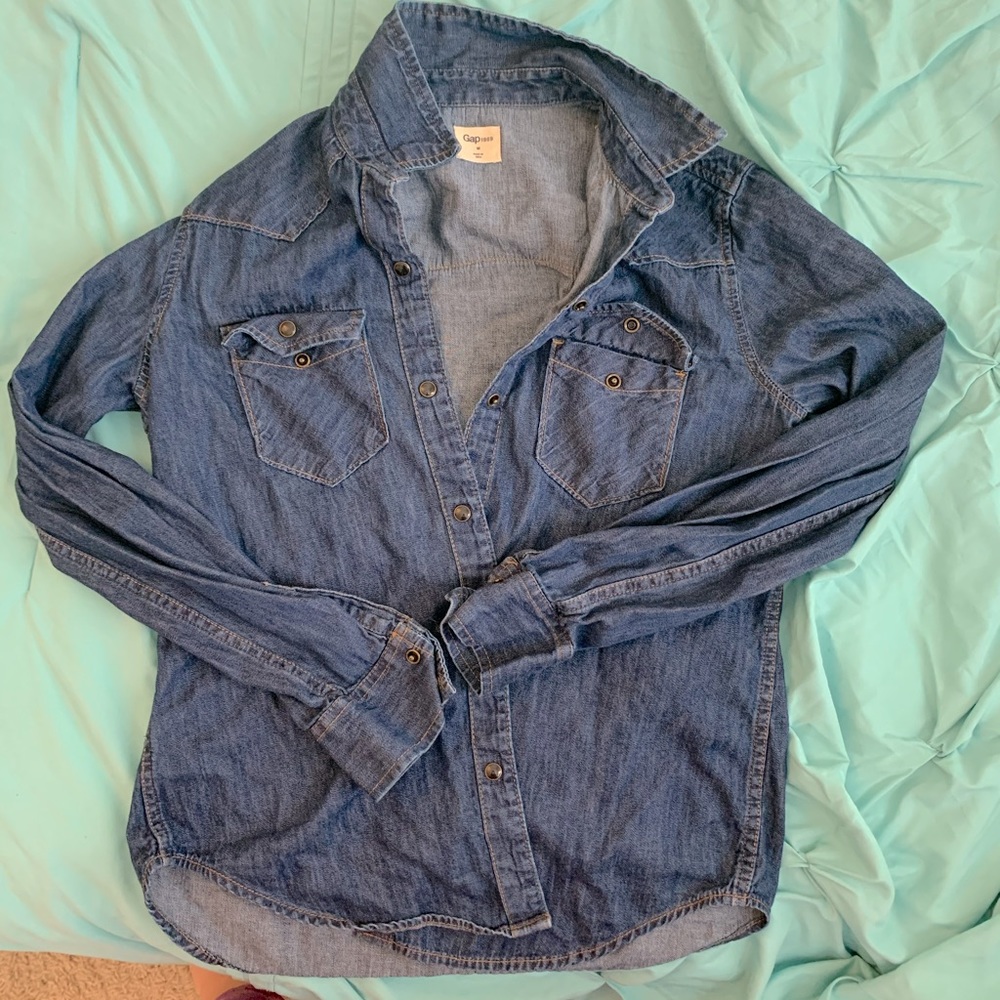 Jeans and jean jacket deal✨ All saint/Gap.